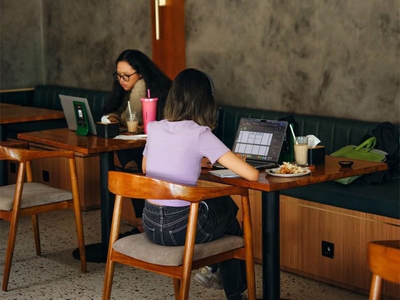 Work from cafe